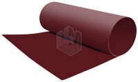 Лист гладкий RAL 3005/3005 Красное Вино двухсторонний ширина 1,25м плоский, рулонная сталь толщиной 0,45мм