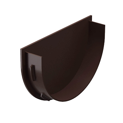 Заглушка воронки водостока Дёке Premium RAL 8017 Коричневый Шоколад