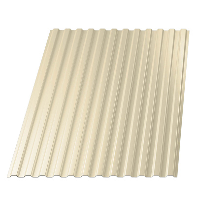 Профнастил НС-10 RAL1015 Слоновая Кость ш1.19м т0.45мм фото Центр Металлокровли