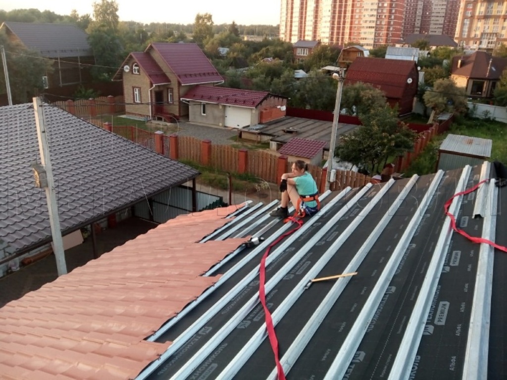 Металлочерепица Геркулес 8004 терракотовый Стальной Бархат от Центра Металлокровли в Челябинске